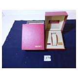 SEIKO QUARTZ HARD SHELL CASE AND ORIGINAL BOX NO