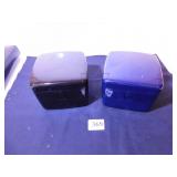 TWO PLASTIC ORGANIZER JEWELRY BOXES FOLDING WITH