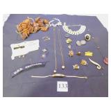 MISC. BLACK WALNUT BELT, RING, BRACELET, US