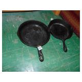 CAST IRON SKILLETS NO MARKINGS