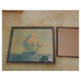 SAIL BOAT PICTURE 18 X 22, PICTURE FRAME