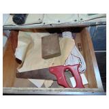 KING FROST WINDOW TREATMENT, SAW, PAINT ROLLERS