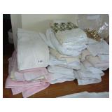GROUP OF TOWELS, HAND TOWEL, WASH CLOTHS, WHITE