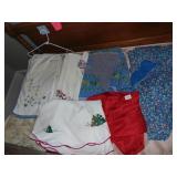 HAND STITCHED TABLE CLOTHS, ROUND/SQUARE,