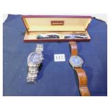 ARMITRON WATCH WITH REPLACEMENT BANDS, GALLOWAY