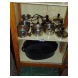 ROASTER WITH INSERT, PERCOLATOR INSERTS & CORDS