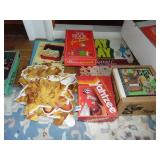 GAMES INCLUDING THE BOOK GAME, YAHTZEE, SCRABBLE,