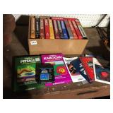 ATARI GAMES INCLUDING PITFALL, PAC MAN, KABOOM,