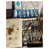 OLD HYPLAR AND SHIVA OIL PAINTS, ASSORTED