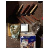 FIRE ROCKS, SQUIRREL FEEDER, BIRD HOUSE, ASH