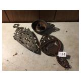 CAST IRON CANDLE HOLDER & PITTS. DIVISION FAMILY