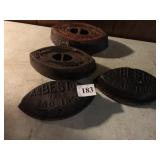 SAD IRONS ENTERPRISE NO. 55 & ABSETOS 72 IRONS