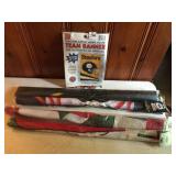 4 NEW YARD FLAGS, 28X40 AND STEELERS BANNER