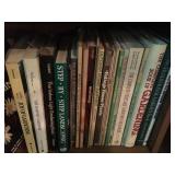 PRESSED WOOD BOOKCASE, GARDEN BOOKS, TAKE WHAT