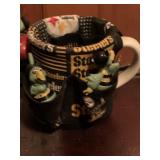 BRASS CRAB, SHELLS, ROTATING LAMP, ETC.