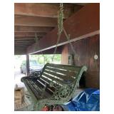 CAST IRON PORCH SWING