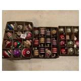 TWO BOXES SHINY BRITE ORNAMENTS