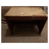 VANITY STOOL MATCHES VANITY BUT TOP NEED REDONE