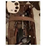 ICE CREAM SCOOPS, SCOOP, ETC. IN CHIP BASKET