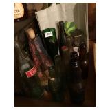 EMPTY COKE BOTTLES, ONE 16OZ GLASS COKE BOTTLE,