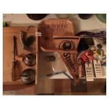 TOO MUCH SEX MATCHES, OILER CANS, METAL FLOWER