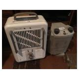 2 PORTABLE HEATERS