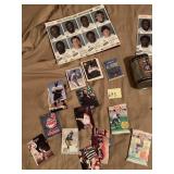 OJ CARDS BASEBALL CARDS, FOOTBALL BANKS