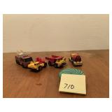 TONKA MINI, MATCHBOX TRUCK, GLASS PAPER WEIGHT