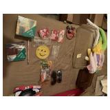 PYREX, BUNNIES, SUN GLASSES, GIFT BOXES, ETC.