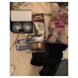 NEW LOCK, WALL SAFE, NEW HATS, ETC.