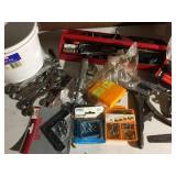 TOOLBOX WITH PRONTO WRENCHES, SOCKETS, BRACKETS,