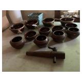 SOUP BOWLS AND BEAN POTS