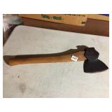 AXE WITH 5.5" BLADE MARKED WITH X