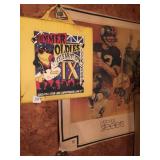 STAR LAKES SEAT CUSHION AND STEELERS POSTER