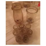 MINI CREAMERS AND 1/2 PINT MILKL BOTTLE