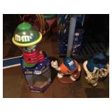 M&M FUN MACHINE, SAX PLAYER, BALL PLAYER