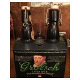 STROHS BEER TAP, MARBLE ASHTRAY, POUR SPOUTS,