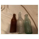 BOTTLES INCL. C J REASBECK MARTIN FERRY OHIO,