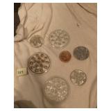 GLASS FLOWER FROGS INCL. CARNIVAL FROG