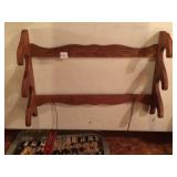 WOOD 3 GUN RACK