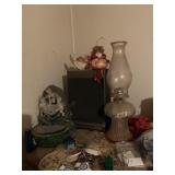 OIL LAMP AND BOTTLE OPENERS , STRAIGHT RAZOR