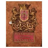 WINSOR SUPREME CANADIAN PLASTIC BAR WALL SIGN