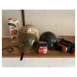 HELMETS, HORSESHOES, EAR PROTECTION, CAR WASH,