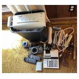 PAPER SHREDDER, AT&T PHONES, FLASHLIGHT, CASIO