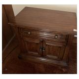 DREXEL END STAND 1 DRAWER, 2 DOOR, 24 H X 26.5" W