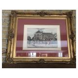 PRINT "THE MAIL COACH CHANGING HORSES", 32 X 37,