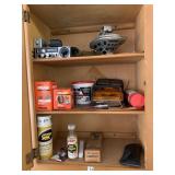 GE CB, FRAM OIL FILTERS, CAR LIGHTS, ETC.