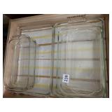 PYREX CASSEROLES VARIOUS SIZES, 1 FIREKING