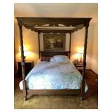 DREXEL BED QUEEN, 82" H