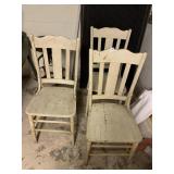 3 WOODEN CHAIRS